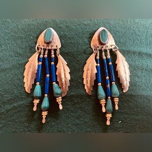 Signed Tabra Gold Filled Dangle Earrings PLEASE READ